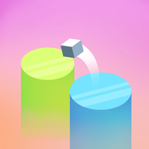 Bouncy Cube - Endless Jumping logo