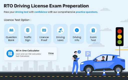 Android application RTO Exam: Driving Licence Test screenshort