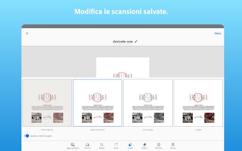 Adobe Scan: scanner PDF, OCR Screenshot