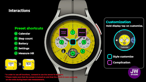 JW102 jwstudio watchface Screen 3