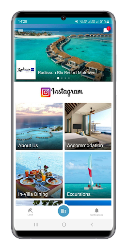 Android application Radisson Blu Resort Maldives screenshort