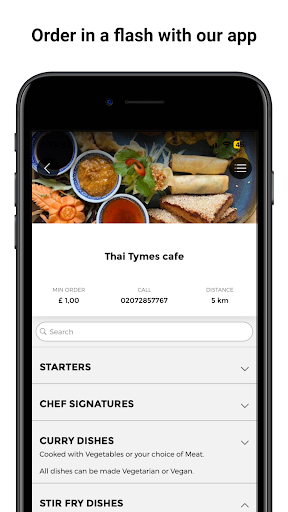 Android application Thai Tymes cafe screenshort