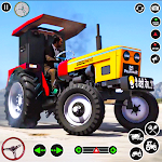Cover Image of ดาวน์โหลด Village Farming Tractor Sim 3D  APK
