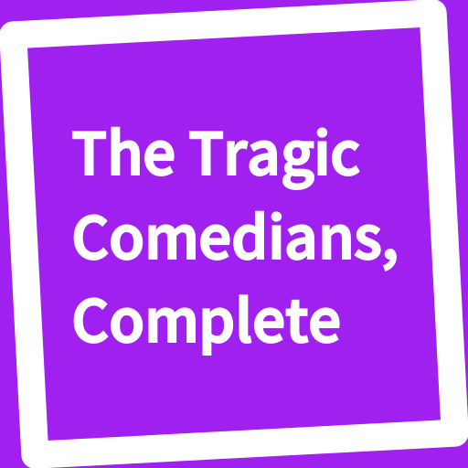 Book, The Tragic Comedians logo