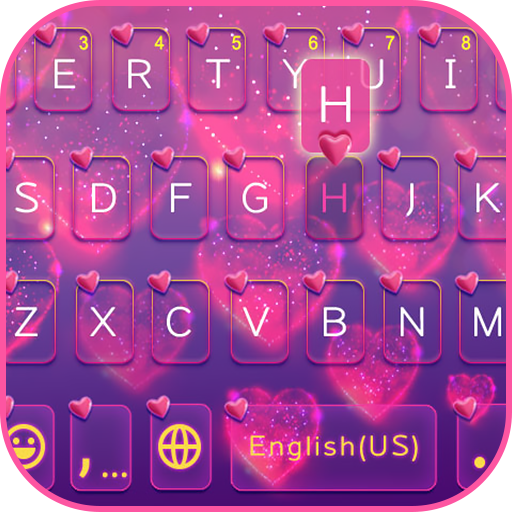 Shining Heart Keyboard Theme logo