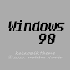 카카오톡 테마 - 윈도우 98