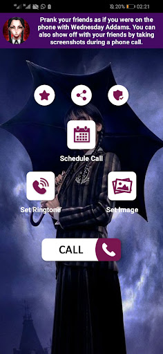 Wednesday Addams Fake Call