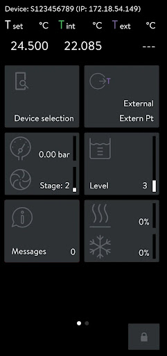 LAUDA Command App Screen 3
