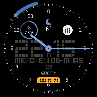 Calendar Alternative WatchFace Screen 2