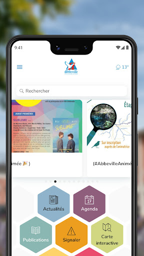 Android application Abbeville screenshort
