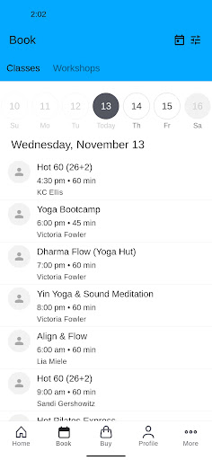 Hot Yoga 4 You RVC Screenshot 2 - AppWisp.com