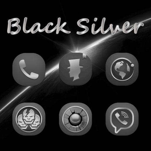 Black Silver Theme - Icon Pack 1.1.1 Icon