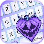 Creepy Pumpkin Keyboard Background