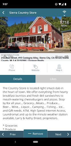Screenshot of Visit Sierra County CA