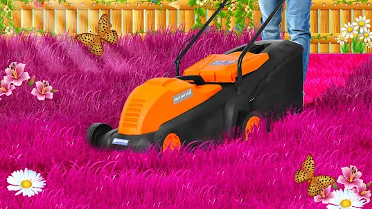 máy cắt cỏ làm mô phỏng: vườn