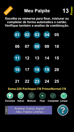 Quina - Meu Palpite Premiado