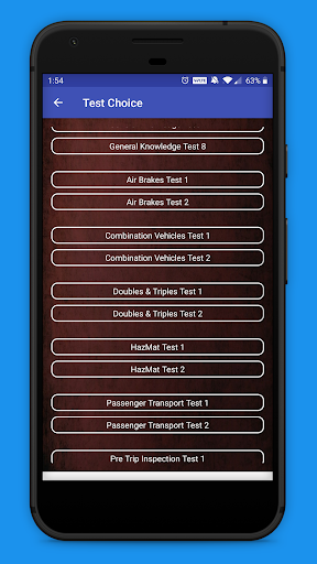 CDL Practice Test Screen 2