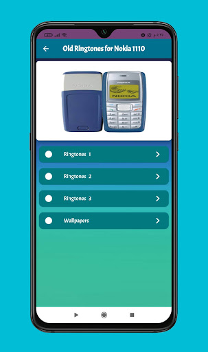 Android application Old Ringtones for Nokia 1110 screenshort