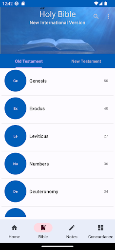 Android application NIV Bible screenshort