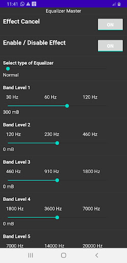Equalizer Audio With BassBoost