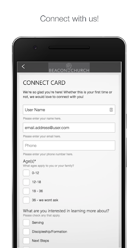 Android application Beacon Church IL screenshort