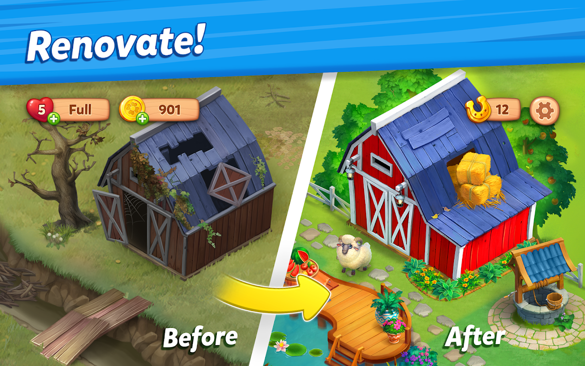 Download Gardenscapes (MOD Unlimited Coins)