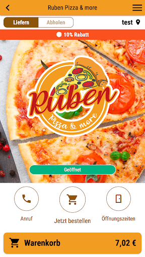 Ruben Pizza & more Screen 2
