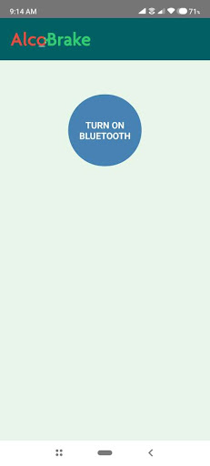 Android application alcobreathalyzer screenshort
