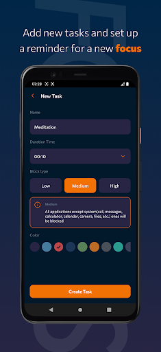 Focus: Stay Productive Screen 3
