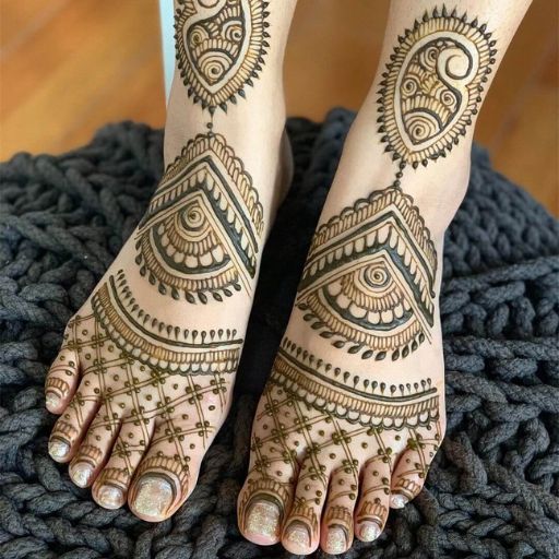 Foot-Feet Mehndi Designs 5000+