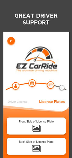 EzCarRide Driver Screen 3