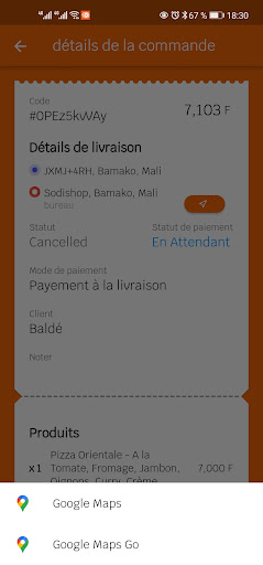 Vendeur Sodishop Express Screen 2