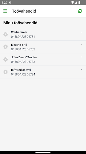 Terake Inventory Screen 2
