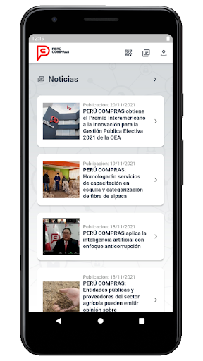 Android application PERÚ COMPRAS screenshort