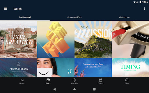 Screenshot of CovLive