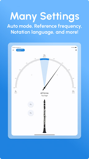 Screenshot of Clarinet Tuner - LikeTones