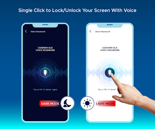 Android application Smart Voice Lock Screen screenshort