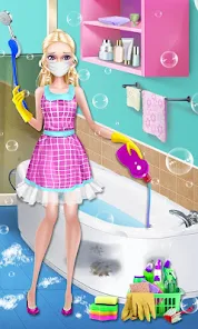 Jogo Fashion Doll House Cleaning