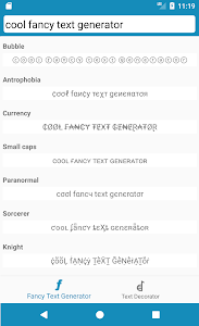 Cool Fonts - Font Generator Unknown