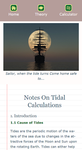 Tidal Calculator