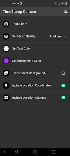 Android application Timestamp Camera Freeware screenshort