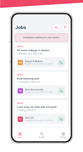 Android application Local Fox for Partners screenshort