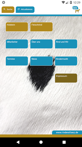Android application RinderAllianz screenshort