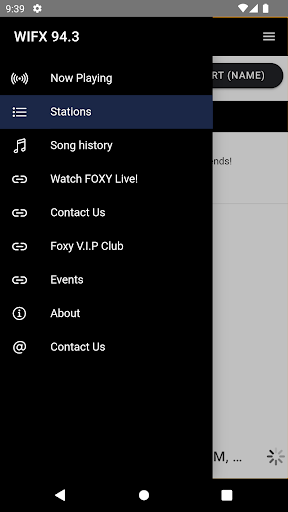 WIFX 94.3 Screen 2