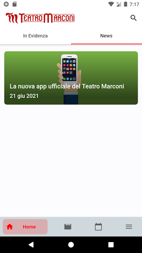 Android application Teatro Marconi screenshort