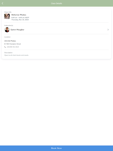 AU Life Pilates screenshot 11
