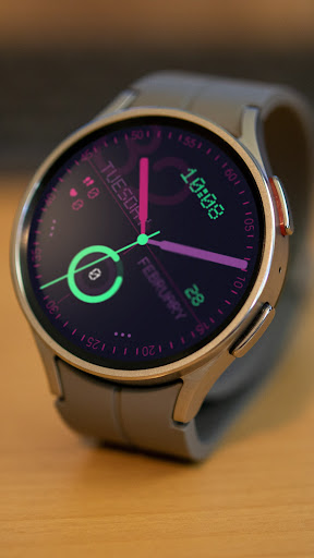 NEON WATCHFACE 45deg Screen 2