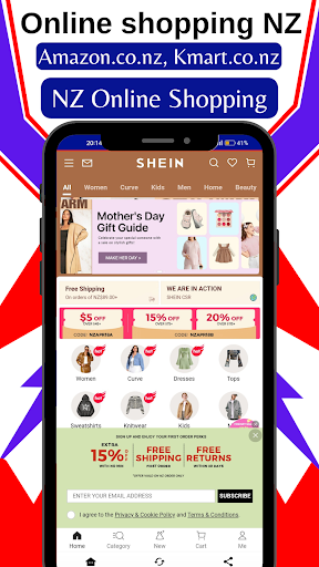NZ Online Shopping Stores Screenshot