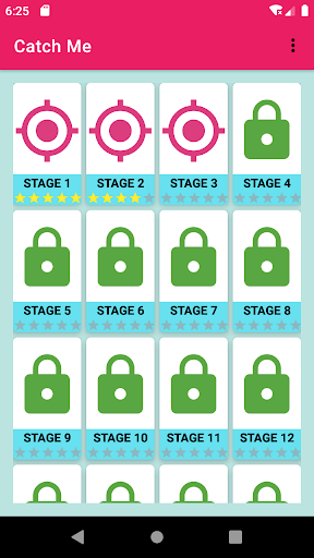 Android application Catch Me screenshort