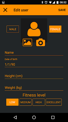 Android application Smart4Fit Manager screenshort